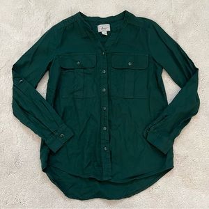G.H. Bass & Co. Forest Green Button Down Shirt